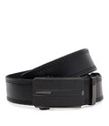 Чоловічий шкіряний ремінь Borsa Leather 125v1genav25-black