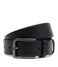 Чоловічий шкіряний ремінь Borsa Leather 125v1fx68-black