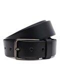 Чоловічий шкіряний ремінь Borsa Leather 125v1fx62-black