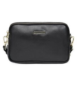 Женская кожаная сумка Borsa Leather K11906-black фото