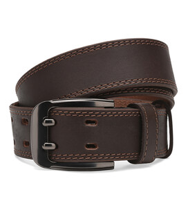 Мужской кожаный ремень Borsa Leather Cv1gnn28-125 - фото