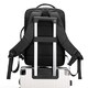 Большой текстильный черный рюкзак Confident ANT02-2021-2A фото
