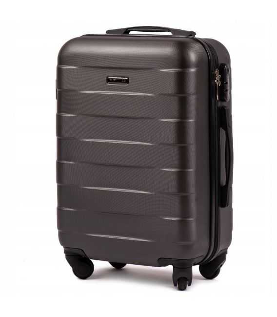Чемодан Wings 401 маленький S графитовый фото, картинка, изображение