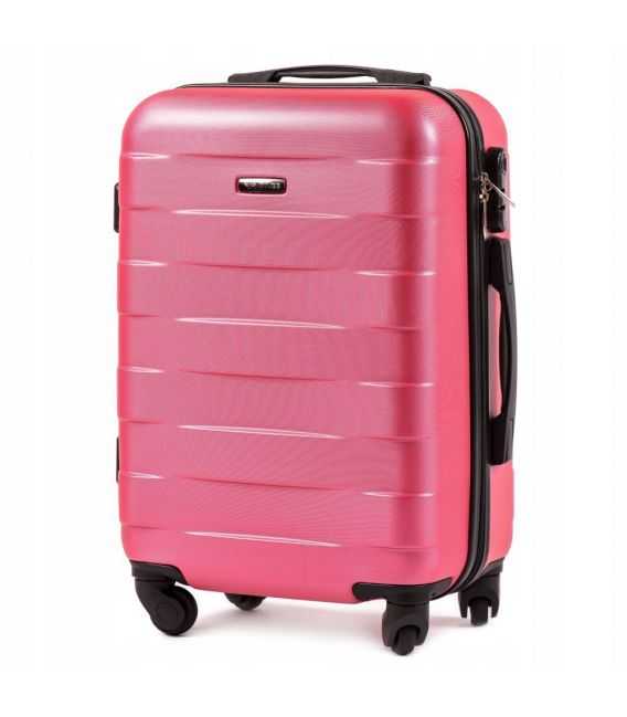 Чемодан Wings 401 маленький S розовый фото, картинка, изображение