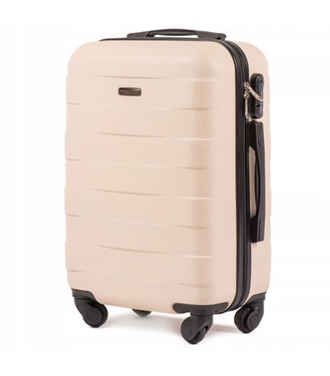 Чемодан Wings 401 маленький S кремовый фото, картинка, изображение