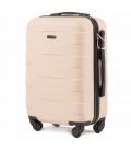 Чемодан Wings 401 маленький S кремовый фото, картинка, изображение