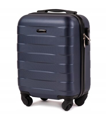 Чемодан Wings 401 мини XS синий фото, картинка, изображение
