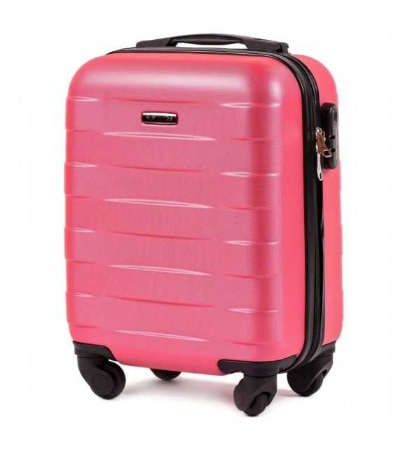 Валіза Wings 401 міні XS рожева - картинка, зображення, фото валізи
