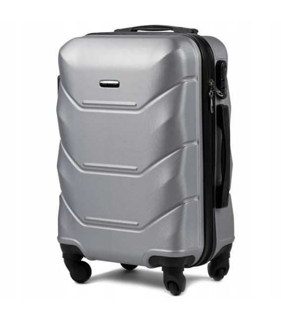 Чемодан Wings 147 Midi серебристый фото, картинка, изображение