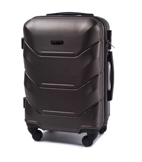 Чемодан Wings 147 маленький S коричневый фото, картинка, изображение