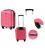 Набір валіз Wings 401 4 в 1 рожевий картинка, зображення, фото