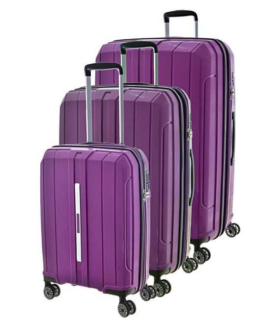 Набор Чемоданов Snowball 83803 3 в 1 фиолетовый фото, картинка, изображение