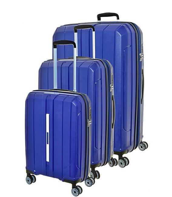 Набір Валіз Snowball 83803 3 в 1 синій - картинка, зображення, фото валізи