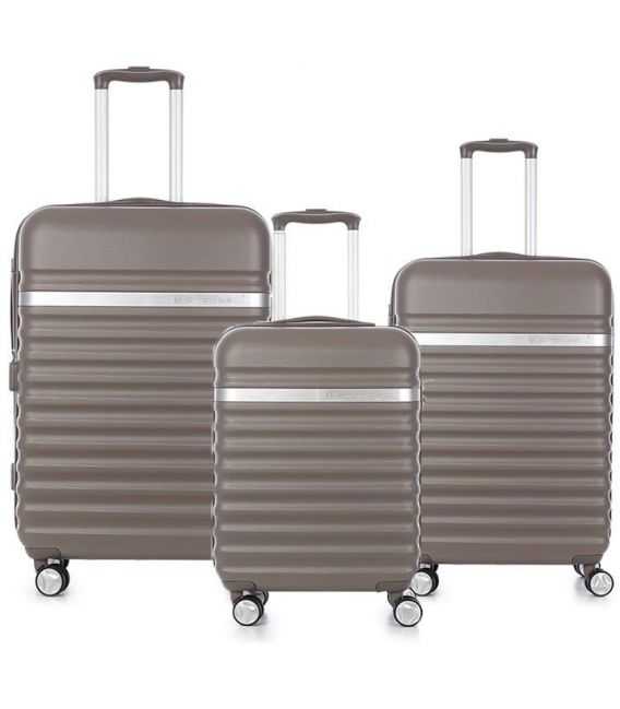 Набір Валіз Snowball 83703 3 в 1 кава - картинка, зображення, фото валізи