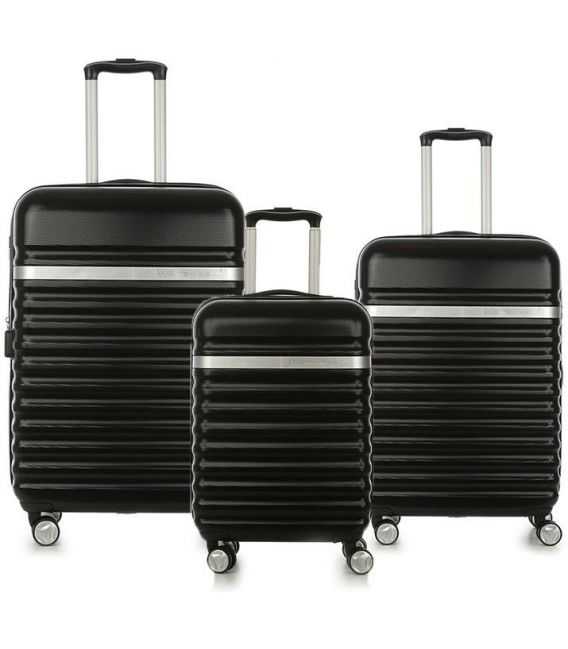 Набір Валіз Snowball 83703 3 в 1 чорний - картинка, зображення, фото валізи