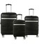 Набір Валіз Snowball 83703 3 в 1 чорний - картинка, зображення, фото валізи