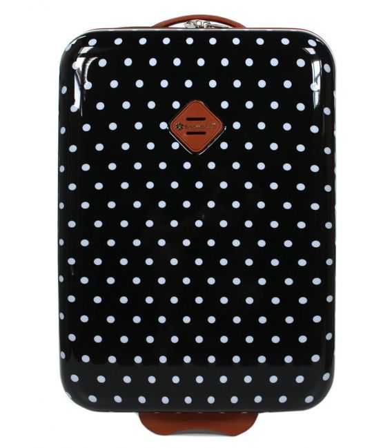 Чемодан Snowball 65118 маленький S черный фото, картинка, изображение