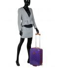 Чемодан Snowball 65118 маленький S фиолетовый фото, картинка, изображение