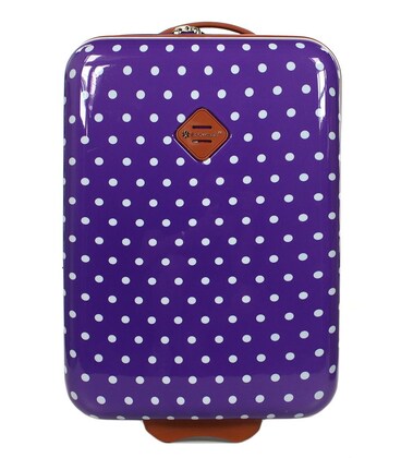 Чемодан Snowball 65118 маленький S фиолетовый фото, картинка, изображение