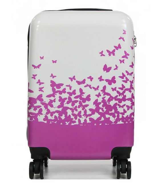 Чемодан Snowball 86820D маленький S белый фото, картинка, изображение