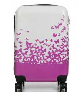 Чемодан Snowball 86820D маленький S белый фото, картинка, изображение