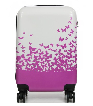 Чемодан Snowball 86820D маленький S белый фото, картинка, изображение