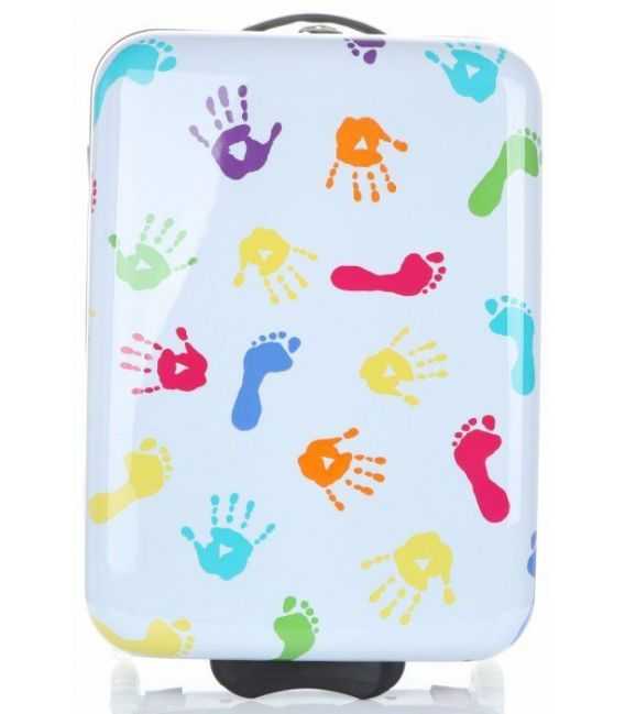 Валіза Snowball 65018 маленька S біла - картинка, зображення, фото валізи