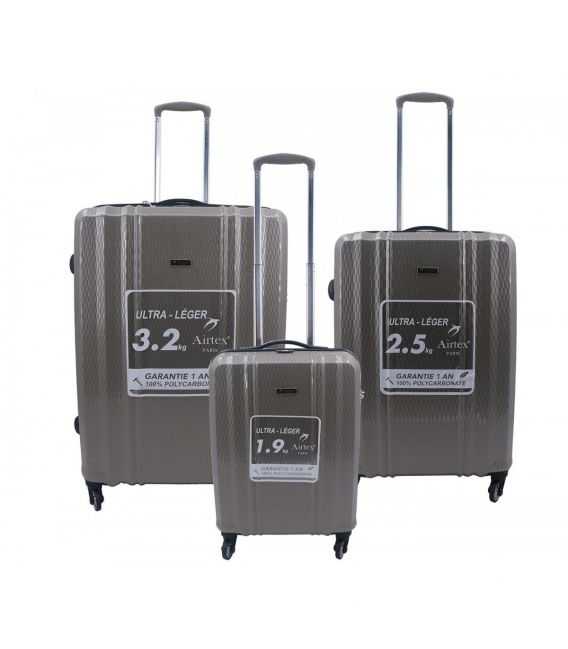 Набір Валіз Airtex 7356 3 в 1 коричневий - картинка, зображення, фото валізи