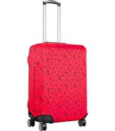 Чохол для валізи з малюнком Coverbag M0454.0910 червоний картинка, зображення, фото
