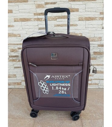 Валіза Airtex 841 маленька S коричнева картинка, зображення, фото