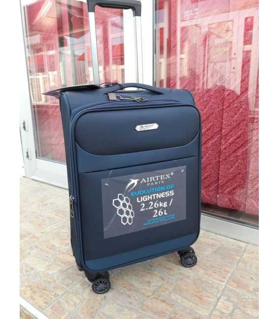 Валіза Airtex 822 маленька S синя - картинка, зображення, фото валізи