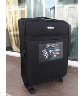Валіза Airtex 822 середня M чорна картинка, зображення, фото