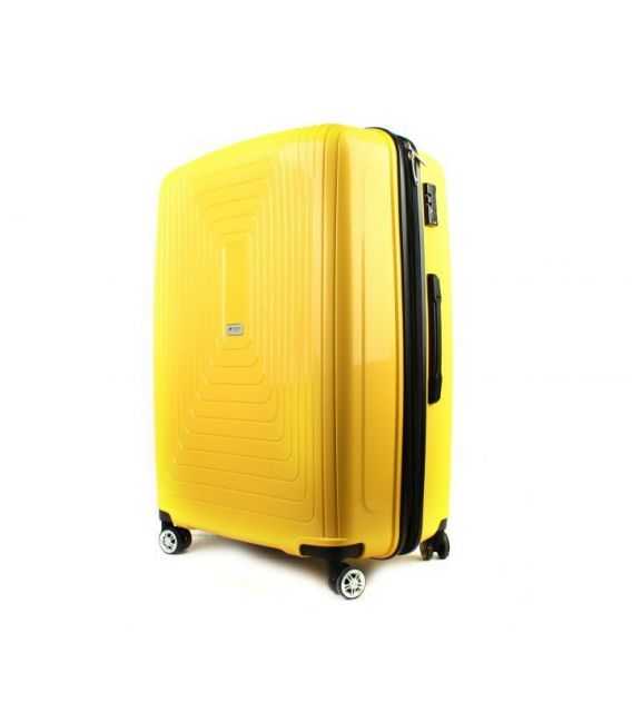 Чемодан Airtex 241 средний M желтый фото, картинка, изображение