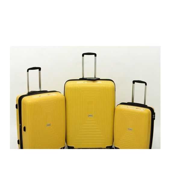 Набір валіз Airtex 241 жовтий - картинка, зображення, фото валізи