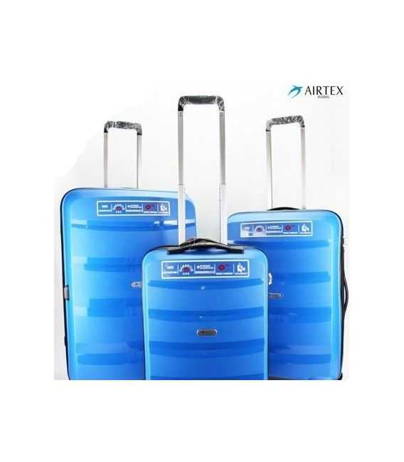Набор чемоданов Airtex 229 голубой фото, картинка, изображение