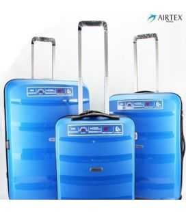 Набор чемоданов Airtex 229 голубой фото, картинка, изображение