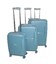 Набір валіз Airtex 245 синій - картинка, зображення, фото валізи