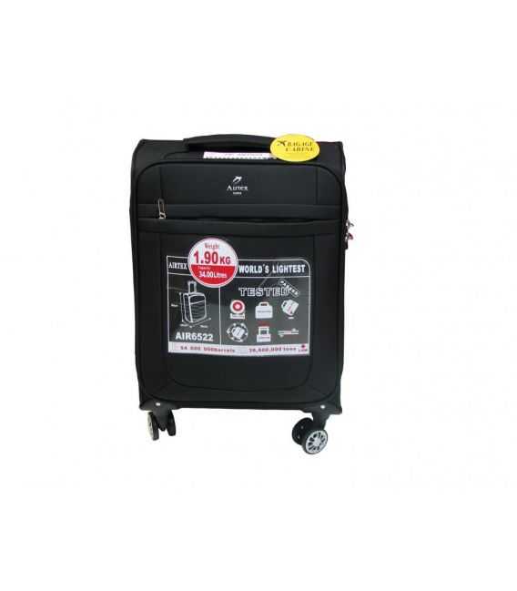 Валіза Airtex 6522 маленька S чорна картинка, зображення, фото