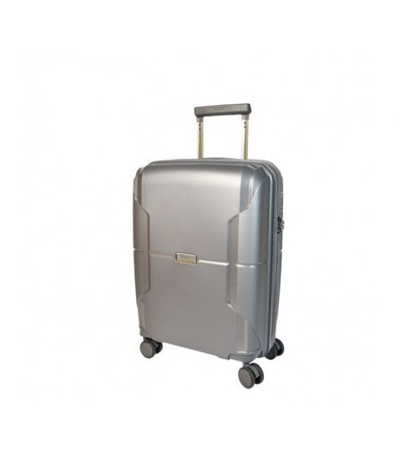 Чемодан Airtex 245 маленький S серый фото, картинка, изображение