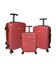 Набор Чемоданов Airtex Deimos 968 3 в 1 красный фото, картинка, изображение