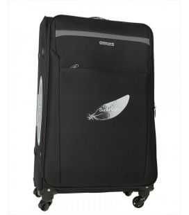 Чемодан Decent 6455 средний M черный фото, картинка, изображение