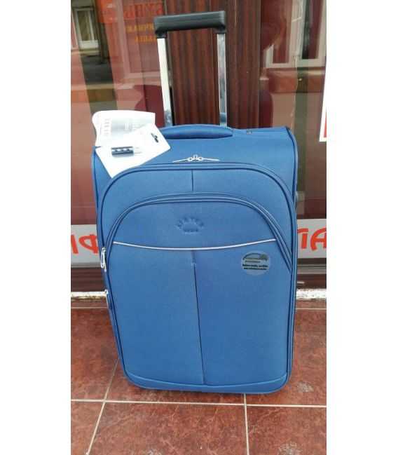 Чемодан Airtex 2897 маленький S голубой фото, картинка, изображение