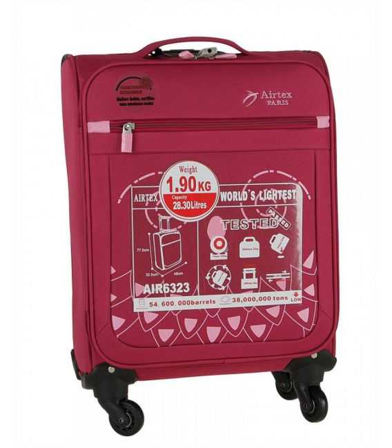 Валіза Airtex 6323 велика L рожева - картинка, зображення, фото валізи