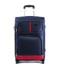 Чемодан Wings 206 маленький S синий 2 колесный фото, картинка, изображение