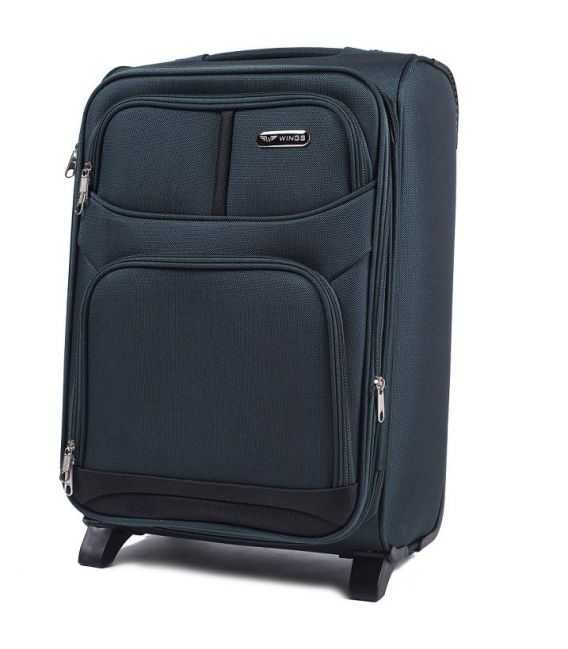 Валіза Wings 206 середня M зелена 2 колесна картинка, зображення, фото