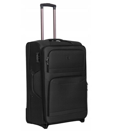 Чемодан Gravitt 618 большой L черный фото, картинка, изображение