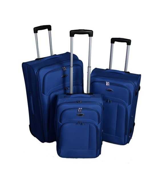 Набор Чемоданов Gravitt 618 синий фото, картинка, изображение