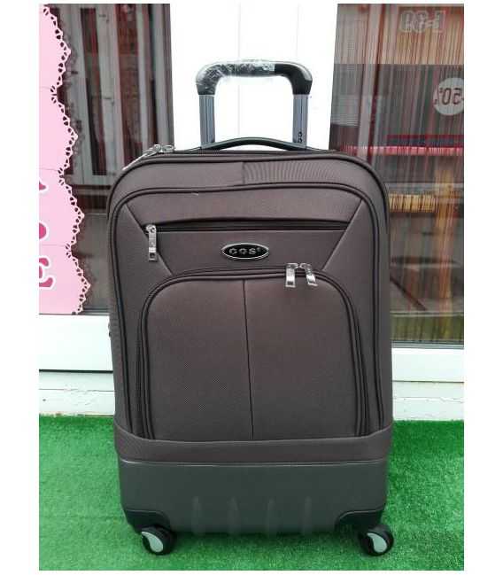 Валіза CCS 9789 велика L коричнева - картинка, зображення, фото валізи