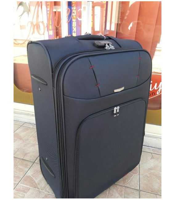 Чемодан Ousen большой L синий фото, картинка, изображение