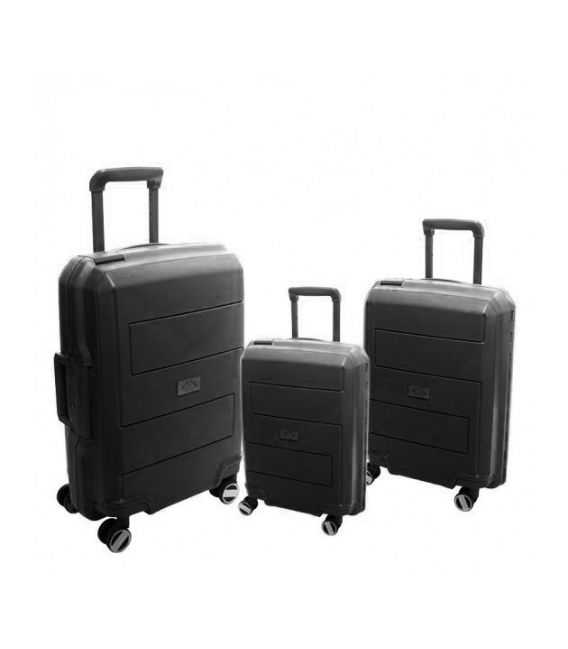 Набір валіз Airtex 226 чорний - картинка, зображення, фото валізи